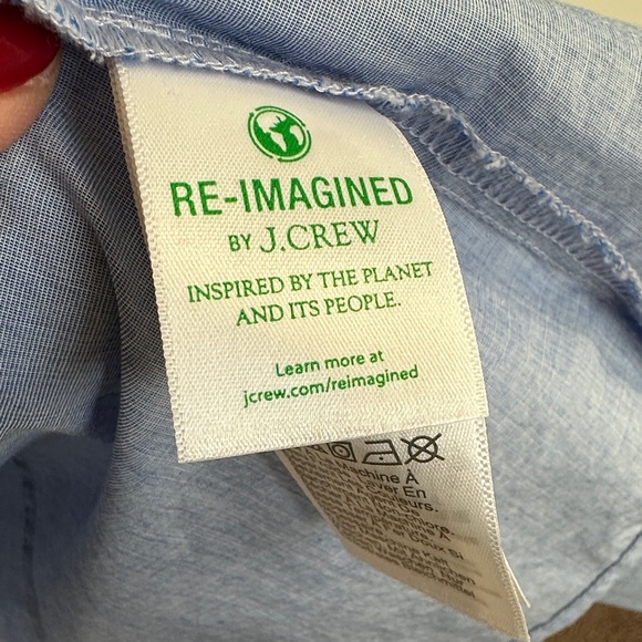 J. Crew Blue Button Down Shirt - Picture 7 of 8